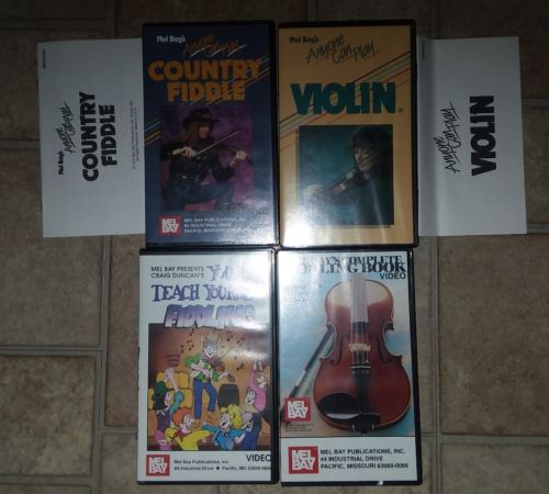 Mel Bay's Country Fiddle Violin VHS Lot