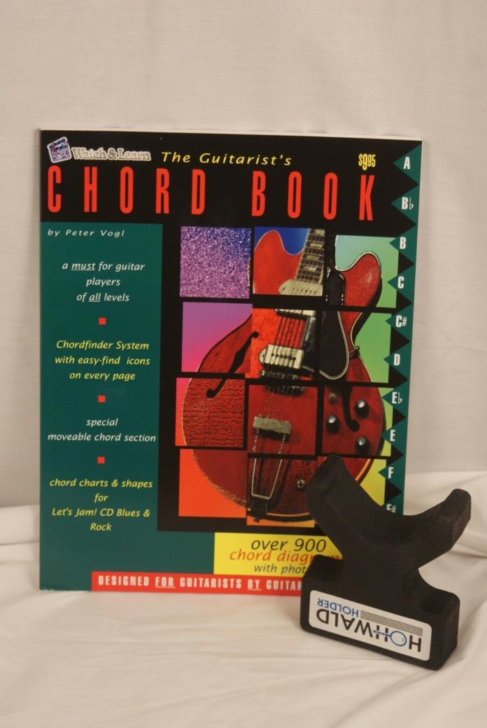 Guitarist's Chord Book by Peter Vogl + Axe Handler Hohwald Holder Bundle