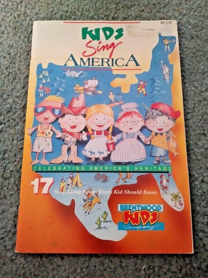 Kids Sing America piano vocal sheet music score book