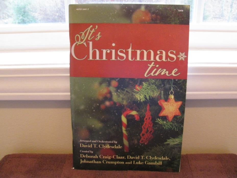 It's Christmas Time Music Book For Choir /Orchestra SATB 