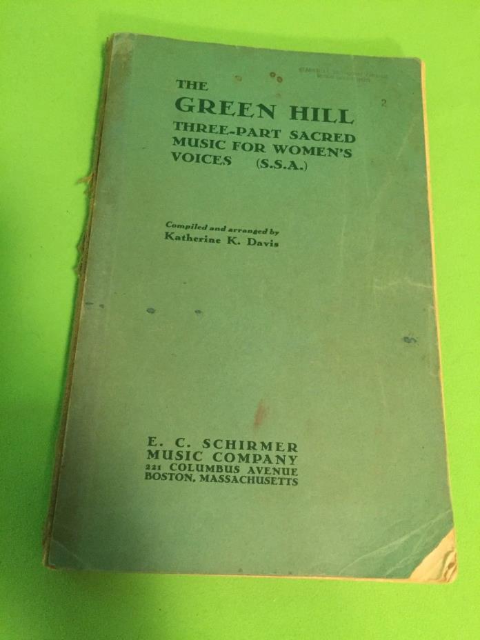 The Green Hill Three-Part Sacred Music for Women's Voices (S.S.A.)