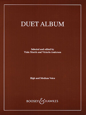 Duet Album for High & Medium Voice Piano Vocal Classical Sheet Music Book NEW