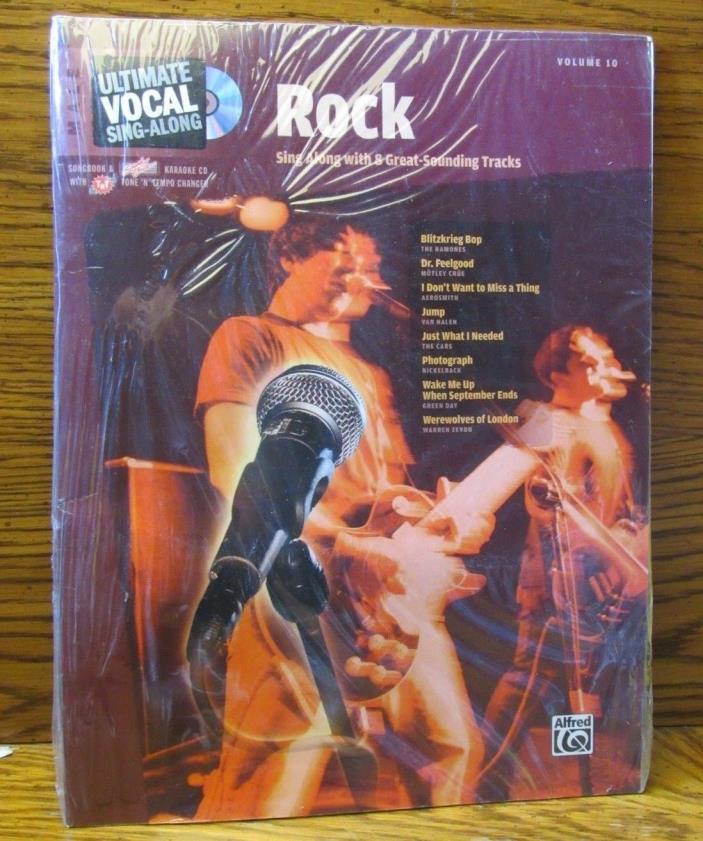 Ultimate Vocal Sing-Along Rock Book wtih Karaoke CD VOLUME 10 Dr. Feelgood Jump