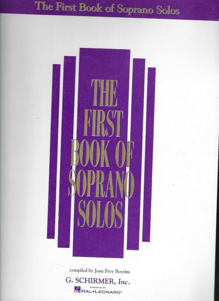 The First Book of Soprano Solos Joan Frey Boytim