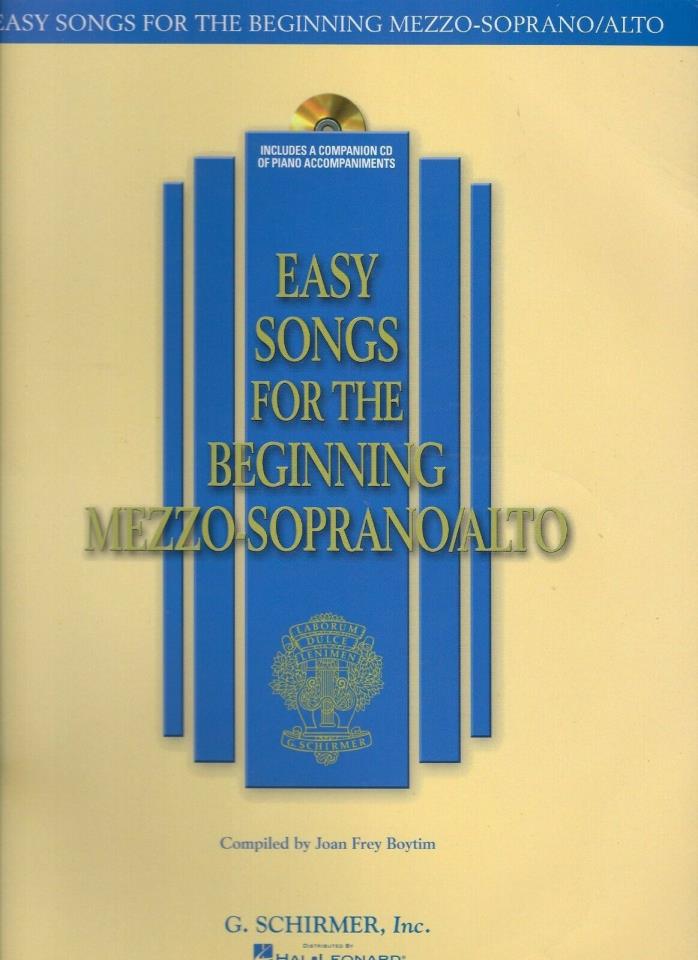 Easy Songs for the Beginning Mezzo-Soprano/Alto  Boytim includes Accomp CD