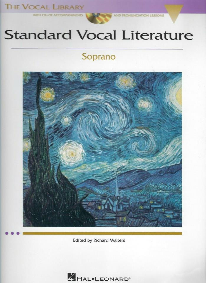 Standard Vocal Literature Soprano Richard Walters includes 2 Accompaniment CDs