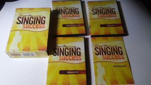 Brett Manning's Singing Success Vocal Training Instruction CD's
