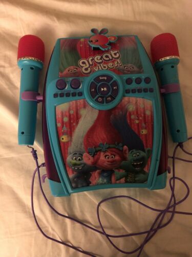 Dreamworks Karaoke Machine for Kids Trolls Disco Party Toy MP3 Player FLAW
