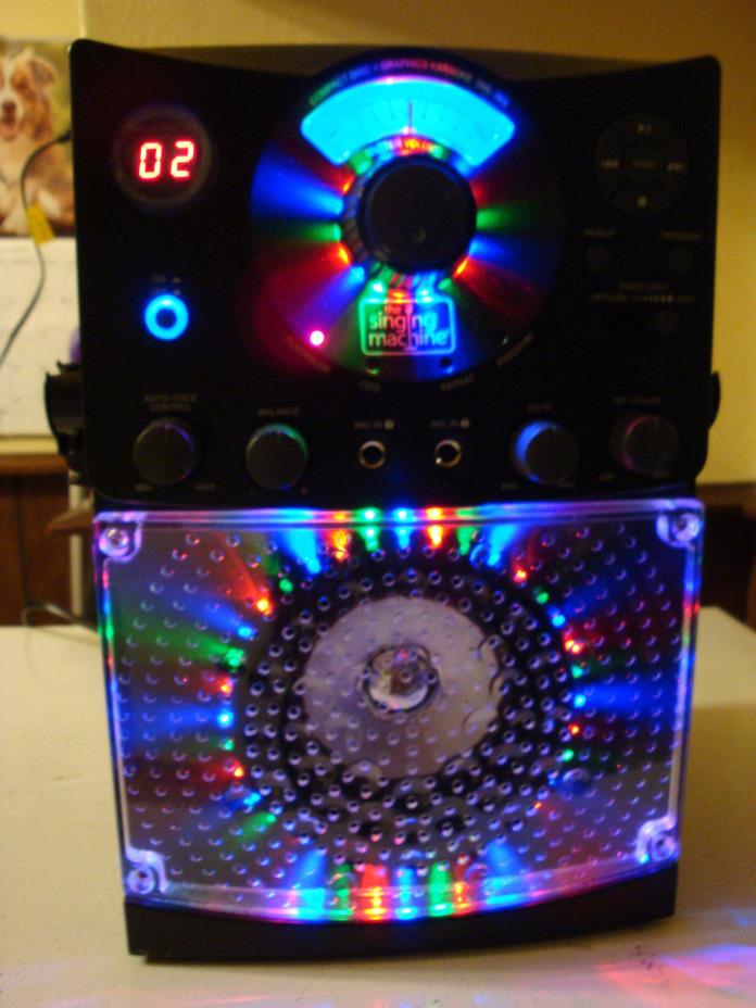 Karaoke Singing Machine SML-385 Top Loading CD system with Disco Light