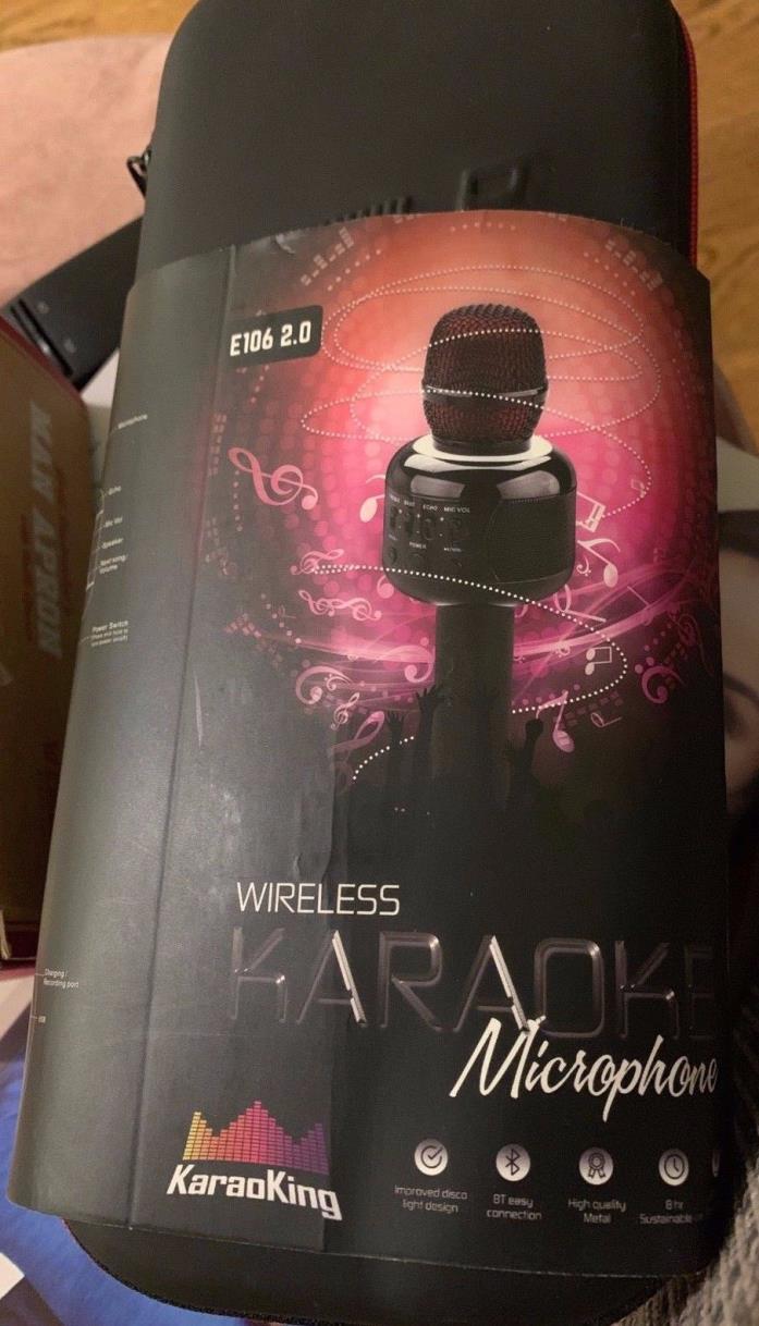 Wireless Bluetooth Portable Karaoke Microphone E106 2.0 Karaoking