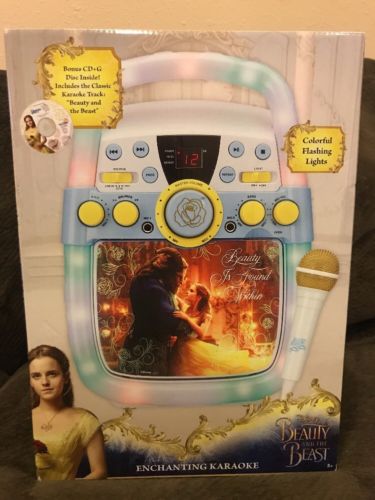 Disney Beauty and the Beast Movie Flashing Lights Karaoke. New In Box