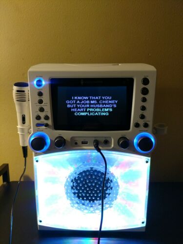 Singing Machine STVG785BTW Bluetooth Karaoke System with 7