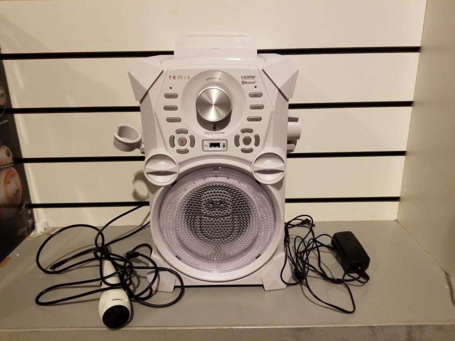 The Singing Machine Remix HD Digital Karaoke System - White Model:7CA8A4CB