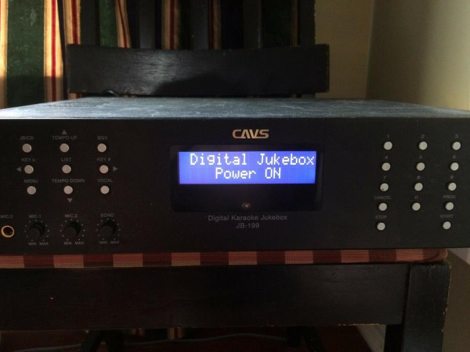 CAVS DIGITAL JUKEBOX JB-199 KARAOKE PLAYER includes 2000+ songs Free