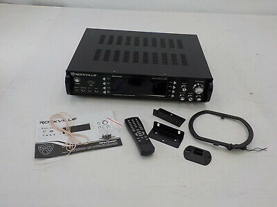 Rockville RPA70WBT - 1000w 2-Ch USB Bluetooth Pro/Karaoke Amplifier/Mixer, Black
