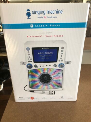 Singing Machine STVG785BTW Bluetooth Karaoke System W/ 7
