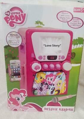 My Little Pony Deluxe Karaoke Machine with Built-in Screen - New / Sealed