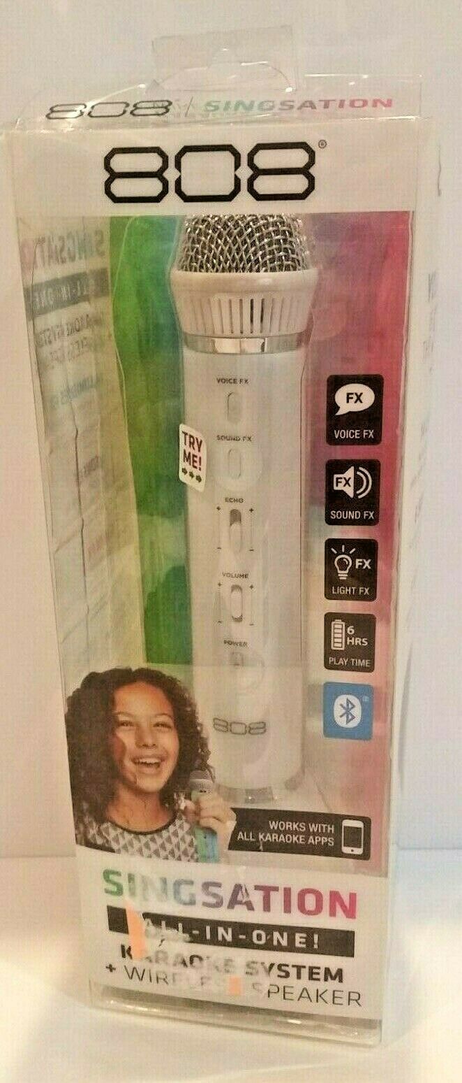 Sing Station All-in-One Karaoke System Wireless Speaker Microphone