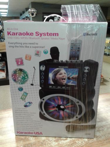 Karaoke System GF842 with six brand new karaoke cds!! *28602