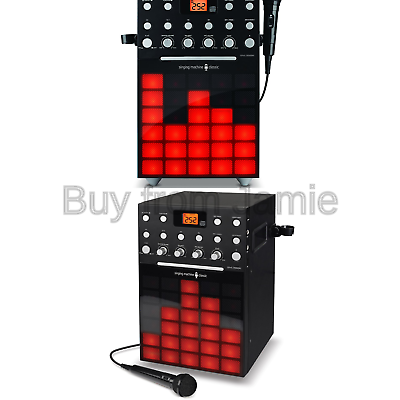 Singing Machine SML388W Karaoke Machine with Music Synchronizing Light Show (...