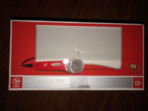 Nabi Karaoke Box - Bluetooth Speaker & Microphone Brand New! Free Shipping!