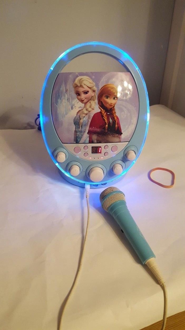 Disney Frozen Fantastical Karaoke Machine Excellent Condition Without CD