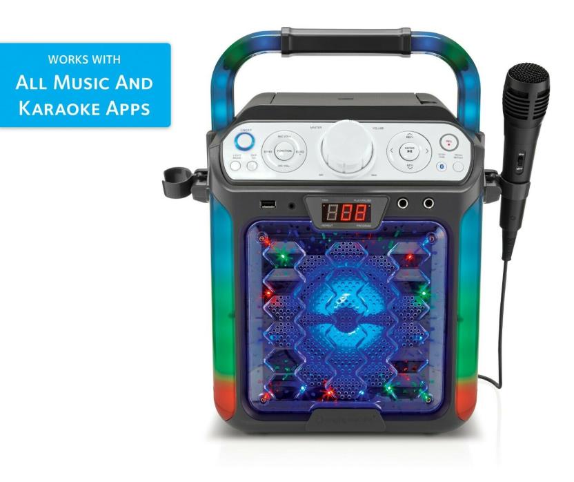 Multi-function Karaoke Cube System w/ Lights