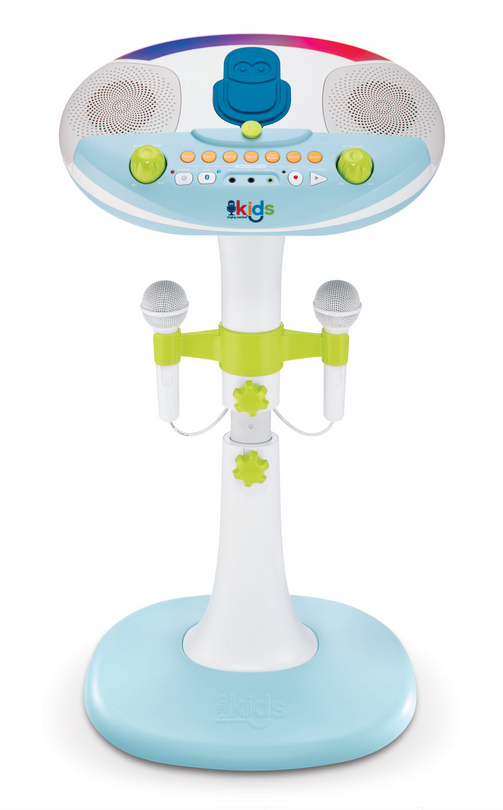 Singing Machine Kids Pedestal with lights, detachable unit, & 6 fun voice change