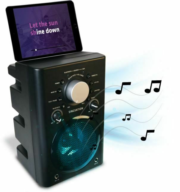 808 Audio Singsation Bluetooth Karaoke System with Light Effects & Microphone