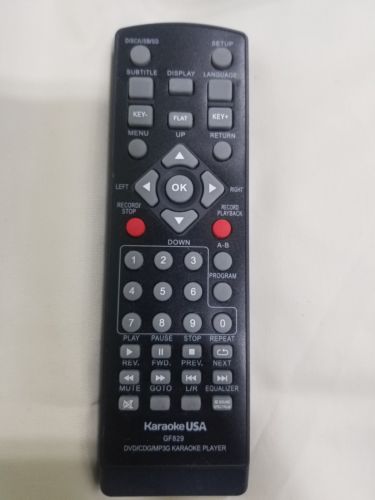 Karaoke USA GF829 Remote control c1