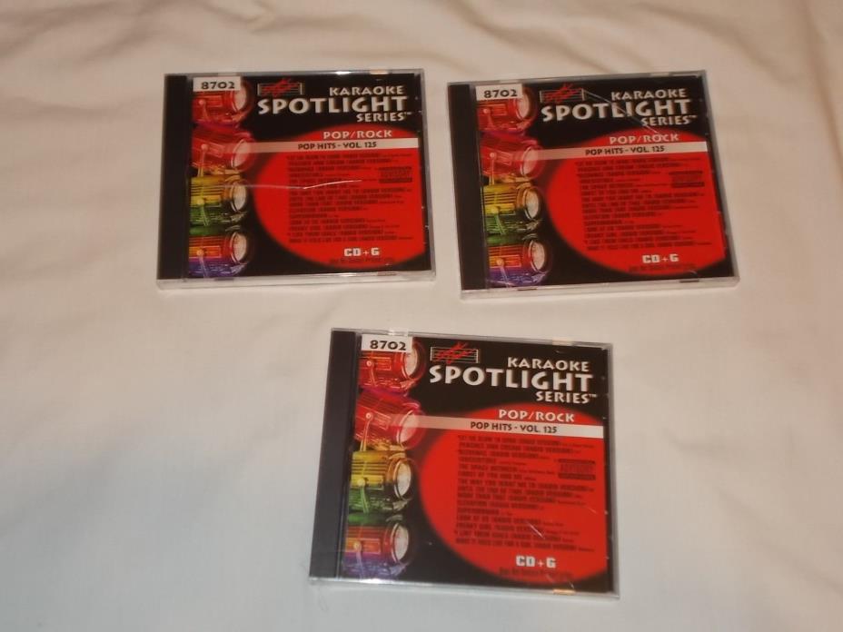 Sound Choice Karaoke Spotlight 8702 Vol. 125 Pop Rock