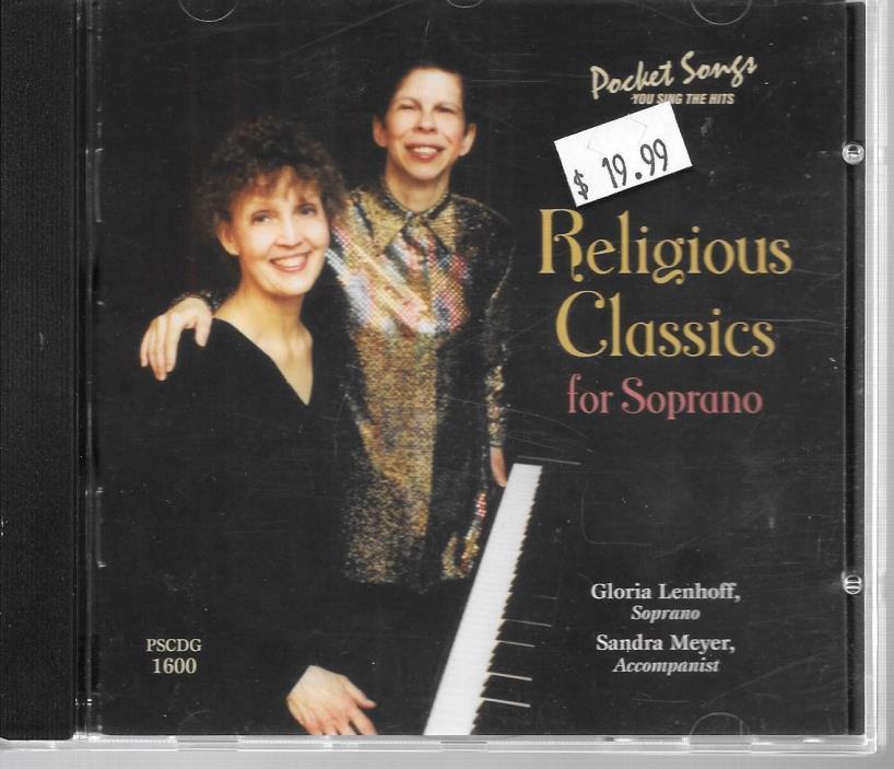Karaoke CD+G-PSCDG1600- RELIGIOUS CLASSICS FOR SOPRANO-9 SONGS W/DEMOS