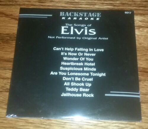 Backstage Karaoke 6017  ~ Elvis Presley great hits CD+G FACTORY SEALED BRAND NEW