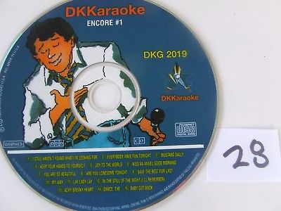DK Karaoke DKG 2019 Encore #1 CDG Made in USA Out of Print