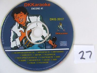 DK Karaoke DKG 2017 Encore #1 CDG Made in USA Out of Print