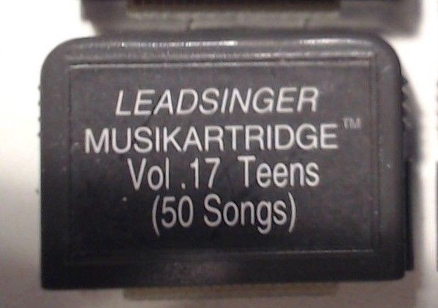 Leadsinger Musikartridge Vol. 17 Teens (50 Sings) (Karaoke Cartridge)