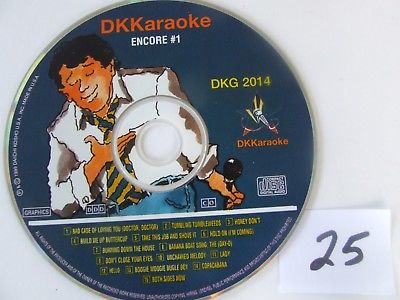 DK Karaoke DKG 2014 Encore #1 CDG Made in USA Out of Print