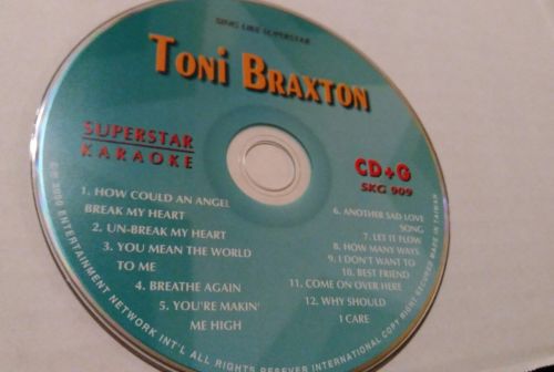 Tony Braxton Karaoke SKG909 12 Greatest Hits! Brand New