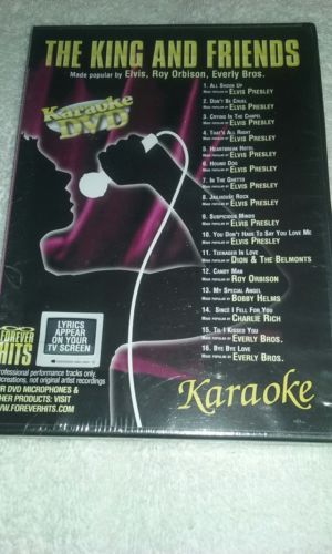 KARAOKE DVD THE KING & FRIENDS PHOTO SHOWS TITLES BRAND NEW!