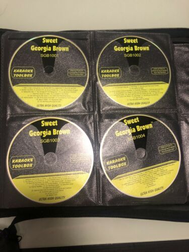 Lot Of 82 Karaoke Sweet Georgia Brown Party Tyme All Star CD + G Disc's & More!