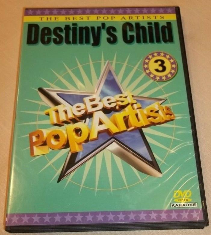 Destiny's Child the Best Pop Artists 3 Karaoke DVD VGC