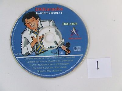 DK Karaoke Favorites Volume 6 DKG Excellent Condition