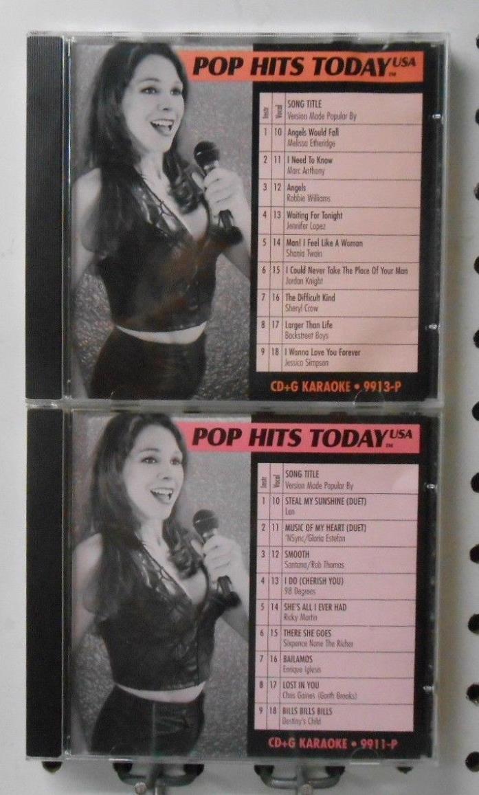 2 Pop Hits Today Karaoke Discs-Various Artists