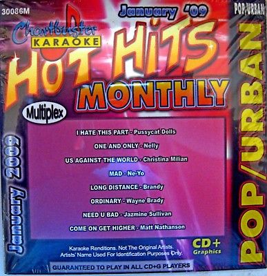 Chartbuster Karaoke CD+G Hot Hits Monthly - CB30086M