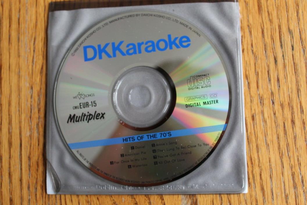 DKKaraoke CDG - Hits of the 70's