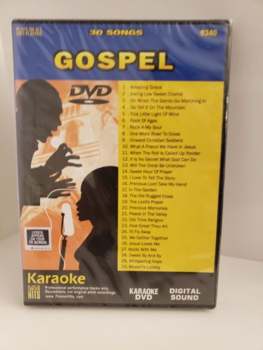 Gospel Karaoke 30 Songs ---- DVD #9340 ----All Regions