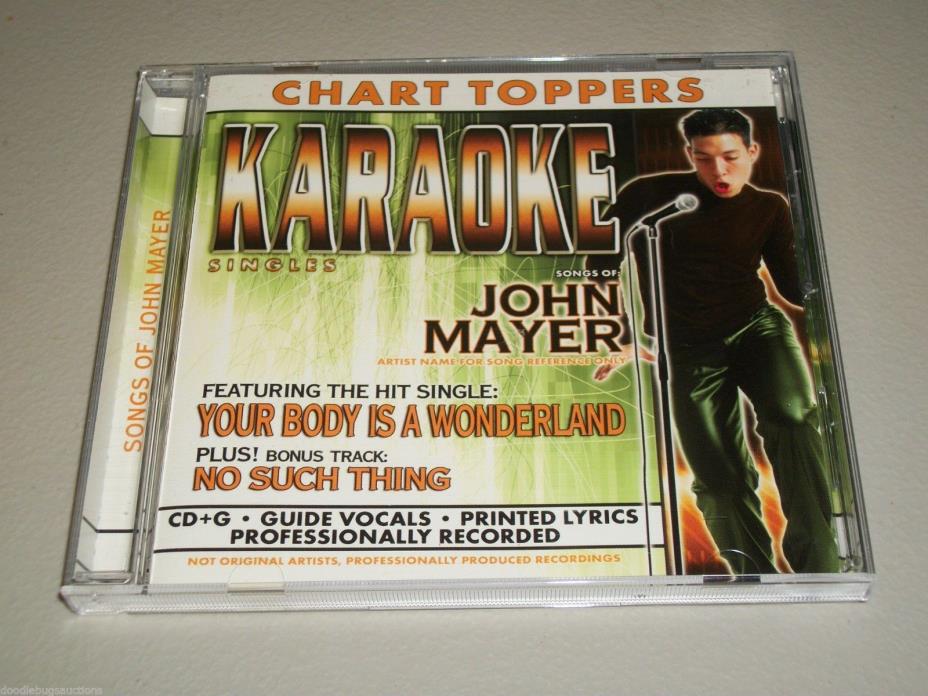 BCI Karaoke YOUR BODY IS A WONDERLAND John Mayer No Such Thing Song Track CD+G