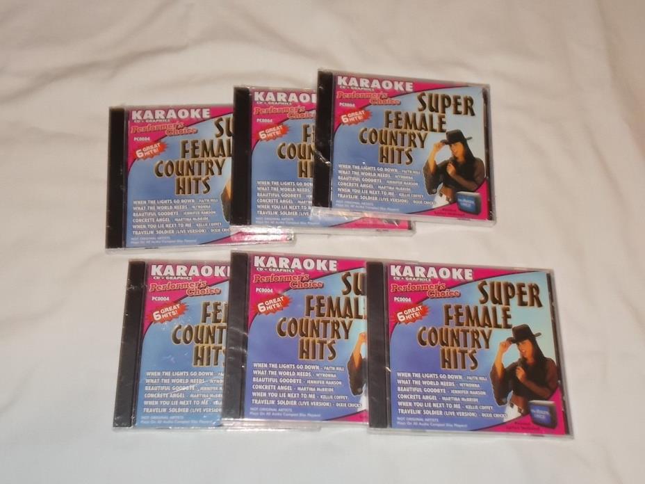 Performer's Choice Super Female Country Hits Lyrics Included #PC0004
