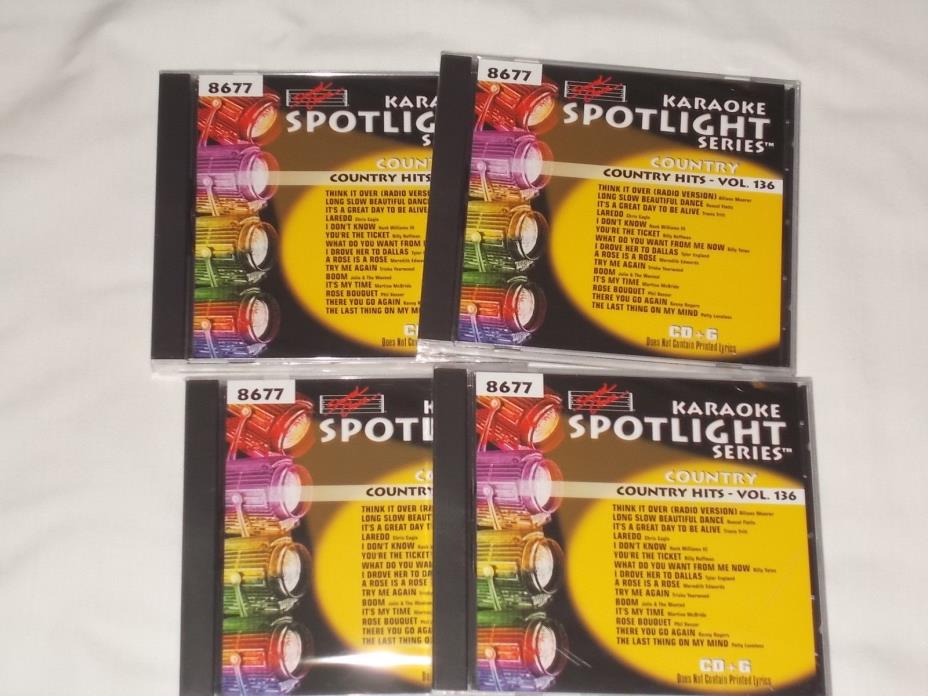 Sound Choice Karaoke Spotlight 8677 Vol. 136 Country