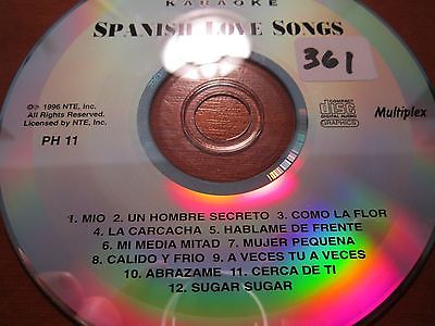 Pro Hits Spanish Love Songs Karaoke Disc - PH-11 - PRO HITS KARAOKE